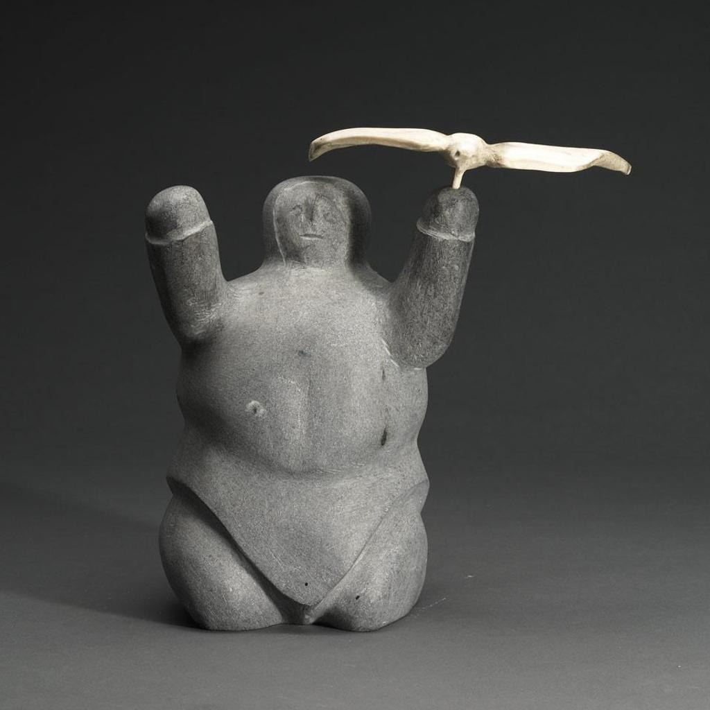 Tuna Iquliq (1935-2015) - Figure And Bird