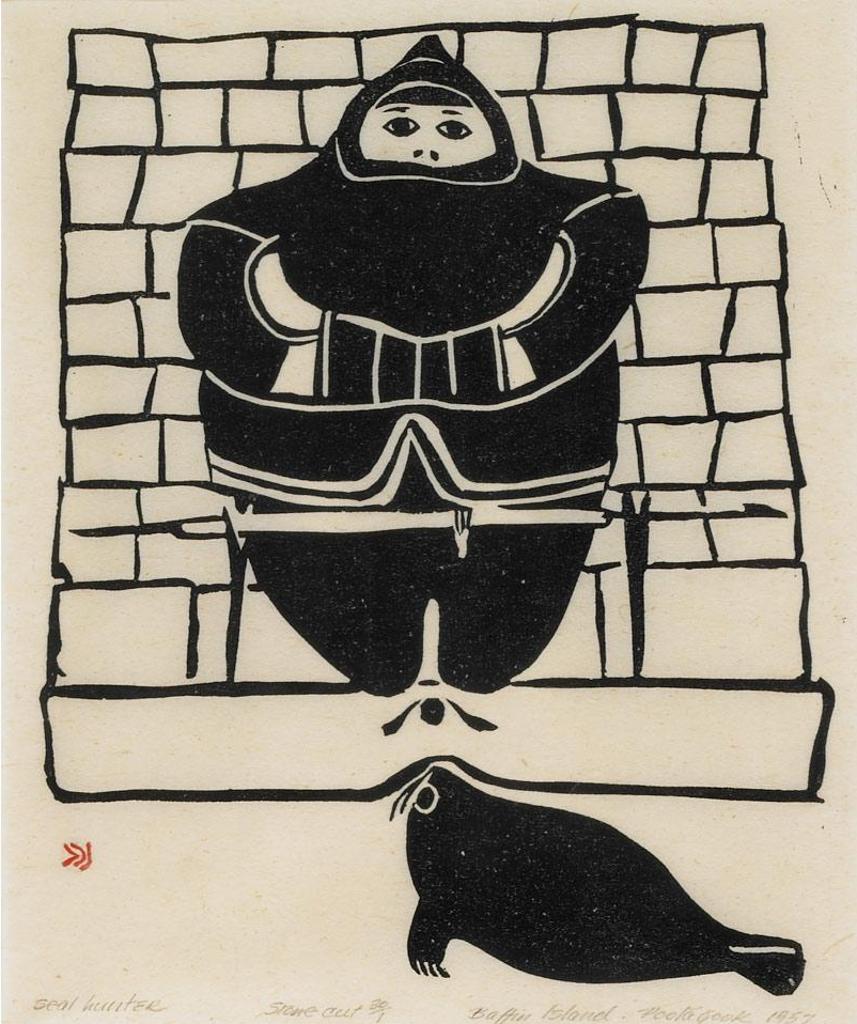 Pootoogook (1887-1958) - Seal Hunter