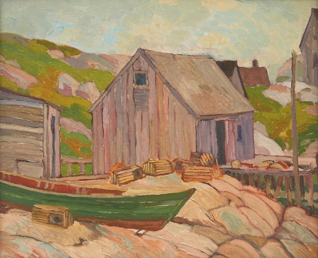 George Henry Griffin (1898-1974) - Six Coastal Scenes of Peggy's Cove