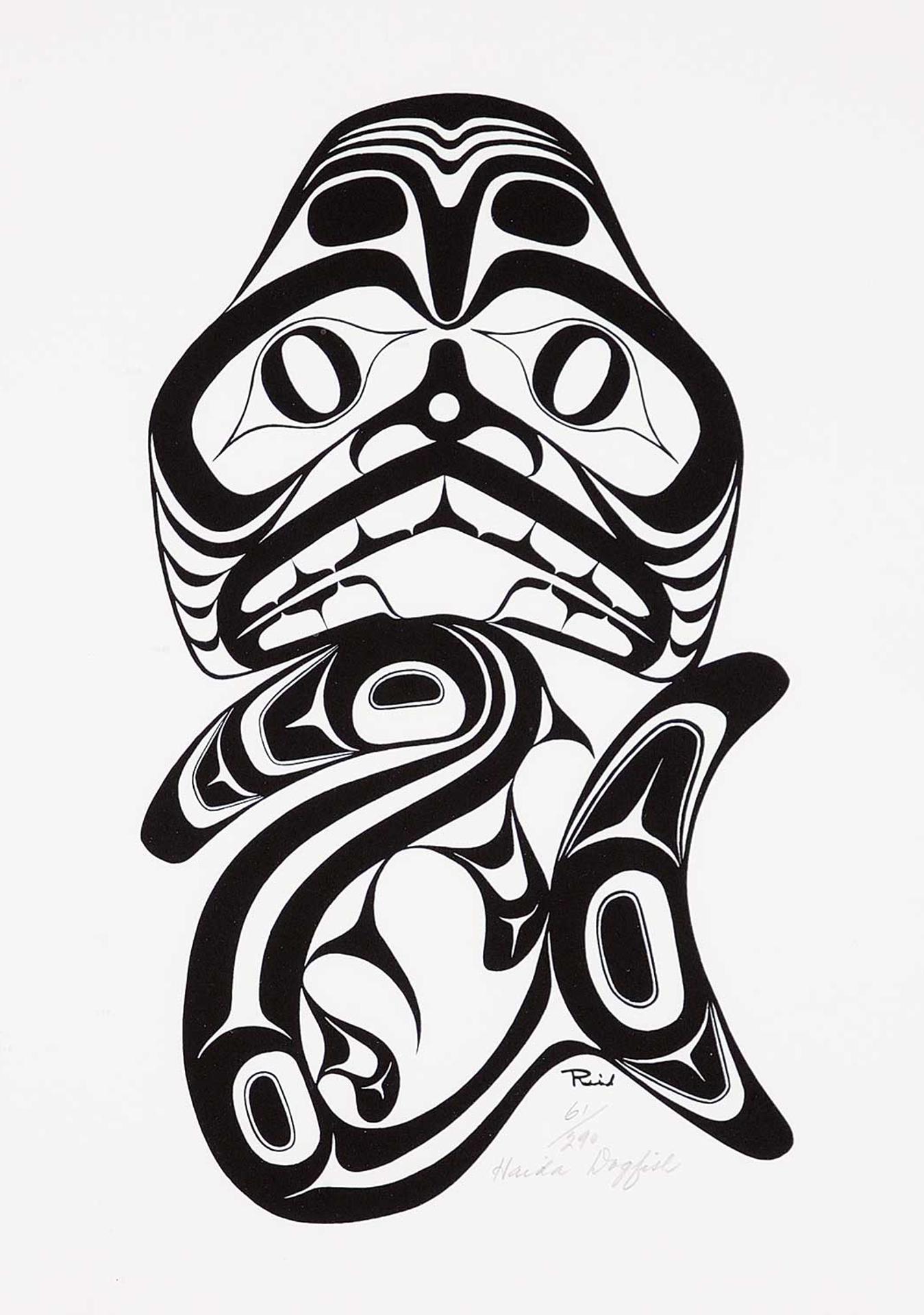 Bill (William) Ronald Reid (1920-1998) - Haida Dogfish  #61/200