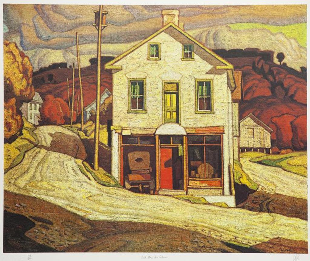 Alfred Joseph (A.J.) Casson (1898-1992) - Old Store in Salem