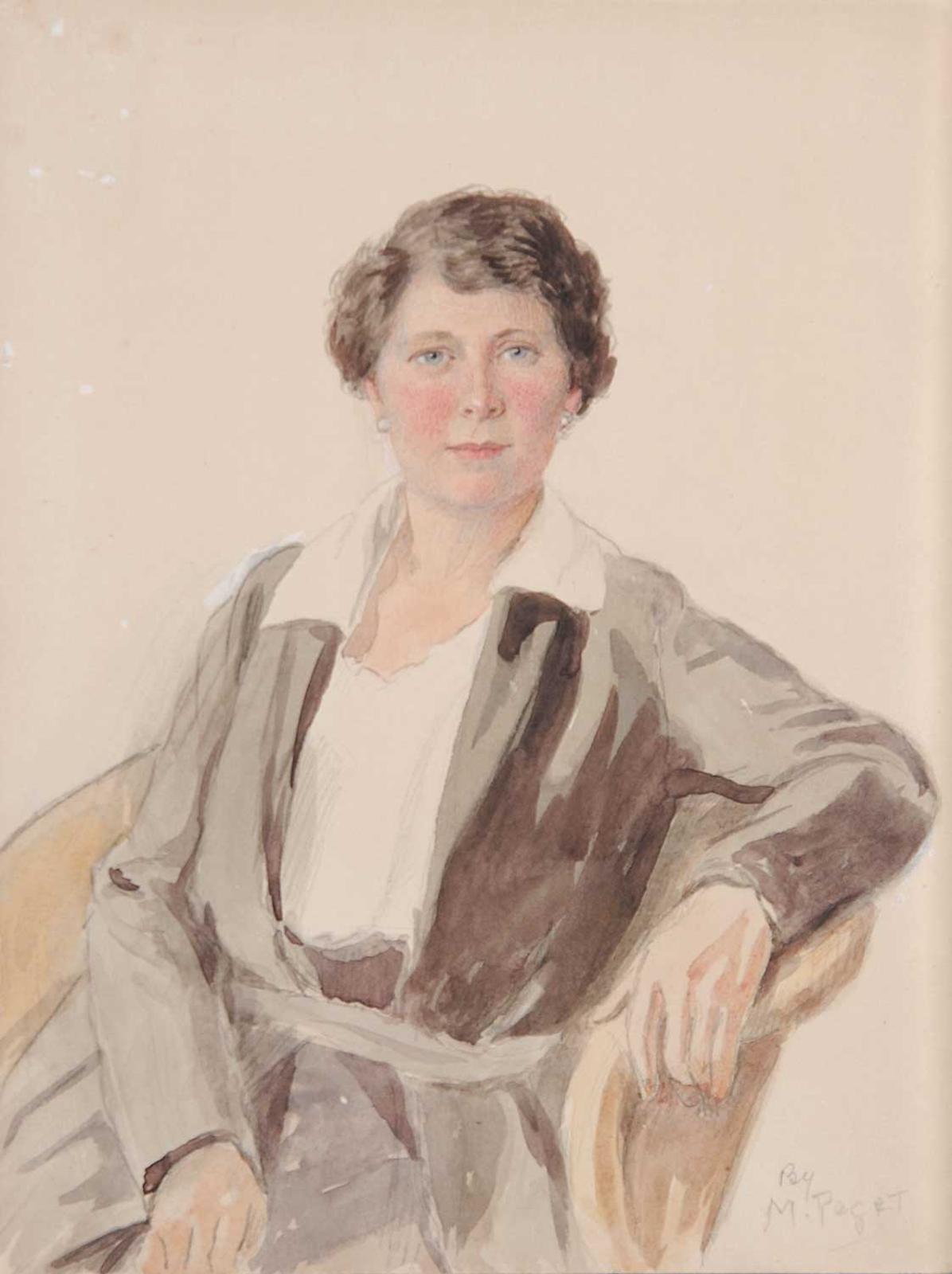 Maude Dekirkby Paget - Portrait of Artist P.M. Young