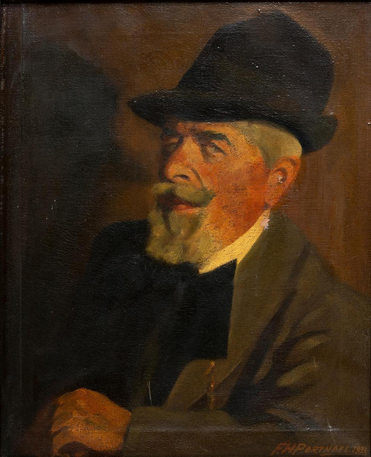 Francis Henry Portnall (1886-1976) - Bearded Man with Hat