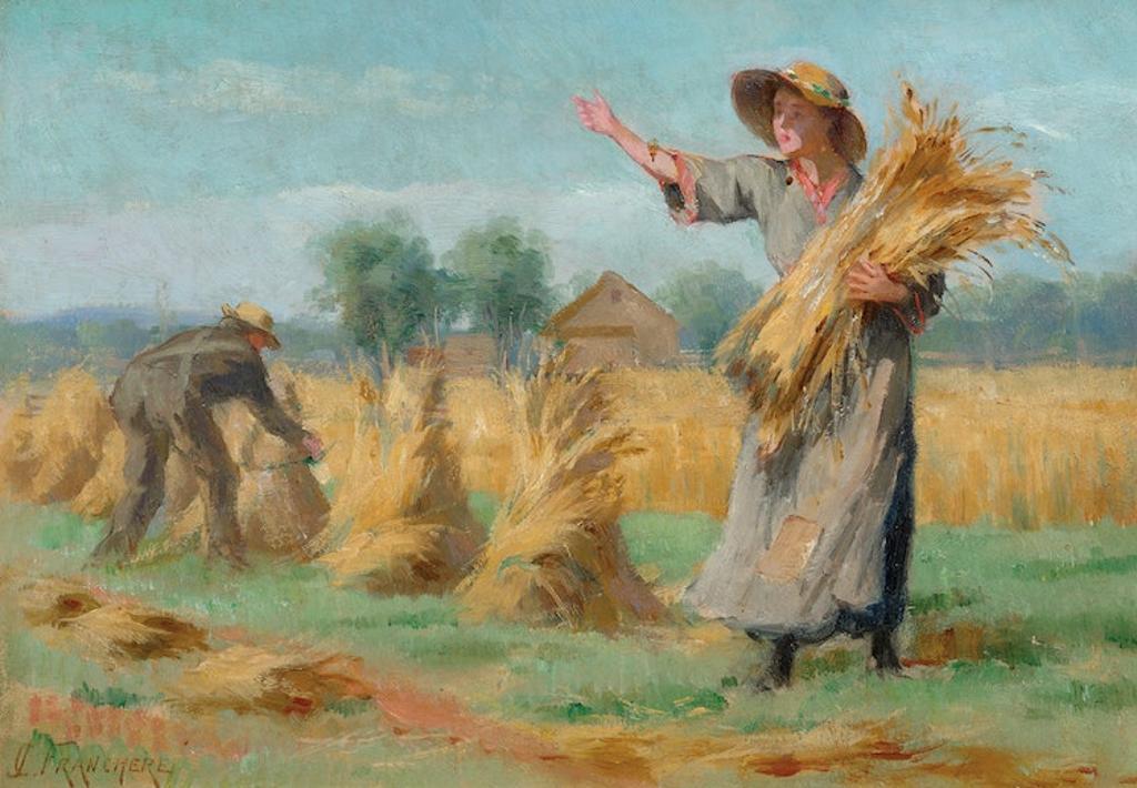 Joseph Charles Franchere (1866-1921) - Harvesting/La moisson, circa 1900