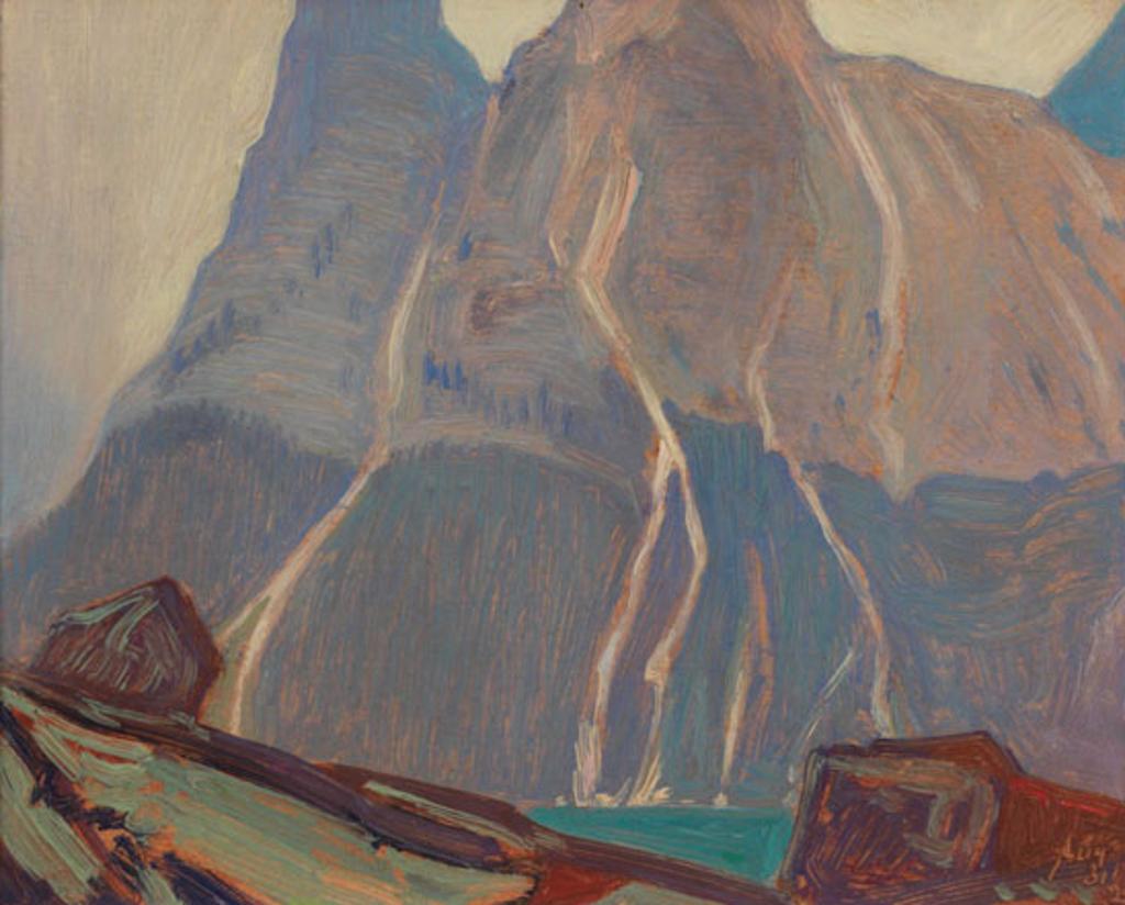 James Edward Hervey (J.E.H.) MacDonald (1873-1932) - Wiwaxy Peaks