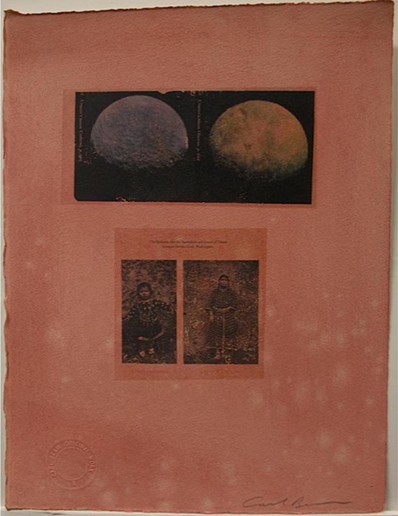 Carl Beam (1943-2005) - Uranus’S Moon Oberon/Uranus’S Moon Umbriel/A Baby Apsaroke/A Woman Apsaroke