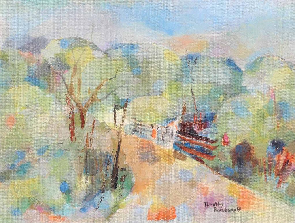 Dorothy Elsie Knowles (1927-2001) - Fence In The Trees