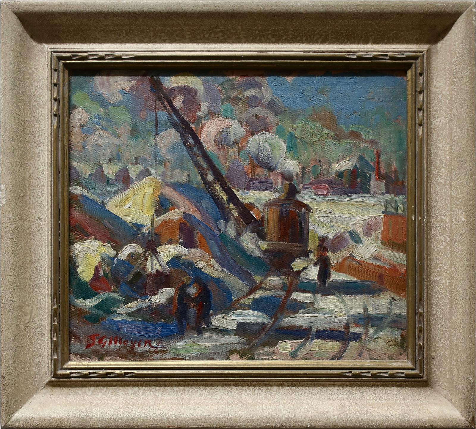 Stanley Gordon Moyer (1887-1968) - Untitled (Construction)