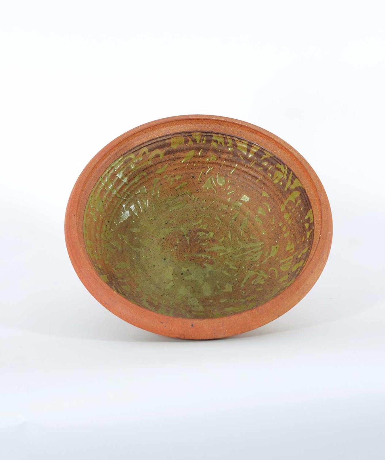 Edward Drahanchuk (1939) - Large Bowl with Green Glaze