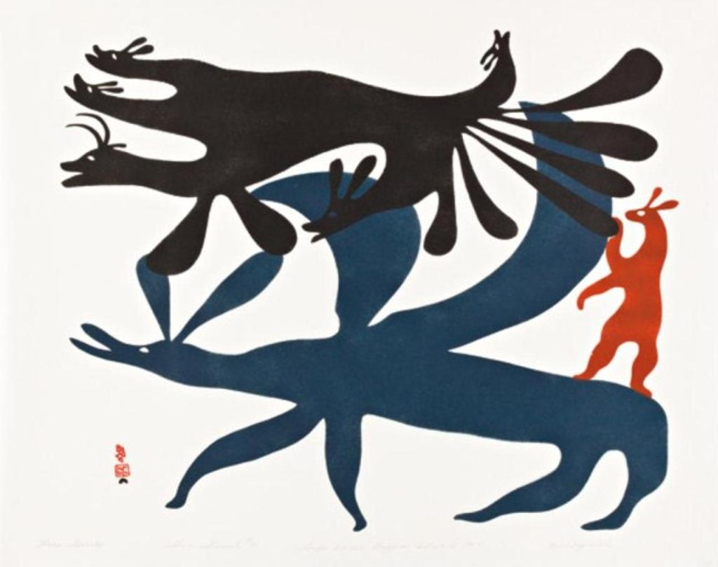 Johnniebo Ashevak (1923-1972) - Stencil