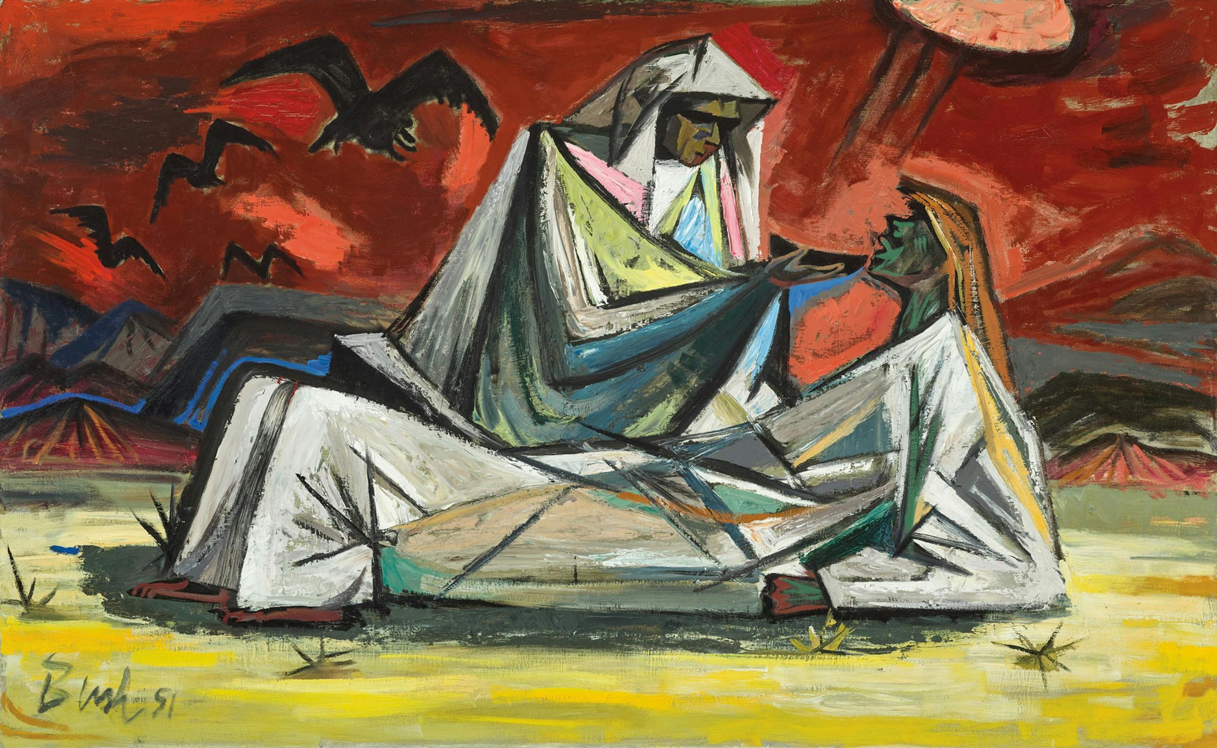 Jack Hamilton Bush (1909-1977) - The Good Samaritan, May 1951