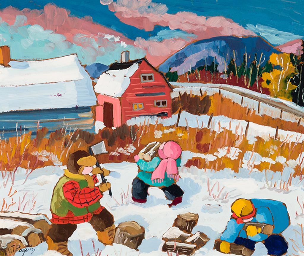 Pauline Thiboudeau Paquin (1952) - Chopping Wood