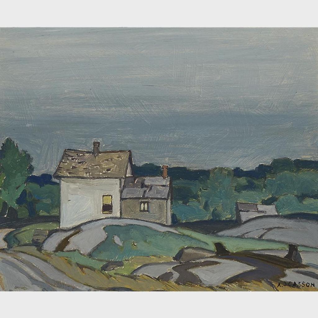 Alfred Joseph (A.J.) Casson (1898-1992) - Northern Ontario House, 1945