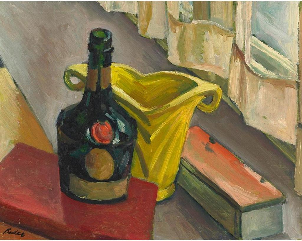 Jack Beder (1910-1987) - Still Life With Yellow Vase, 1945
