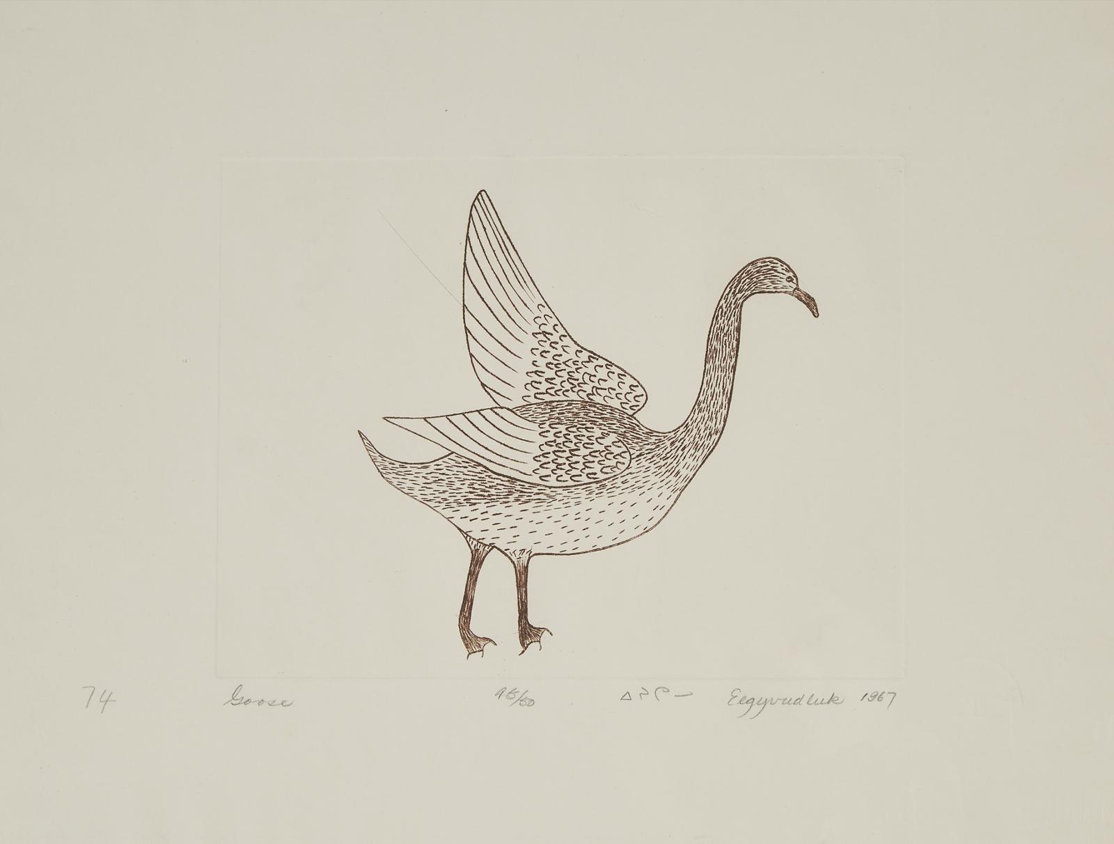 Eegyvudluk Pootoogook (1931-1999) - Goose