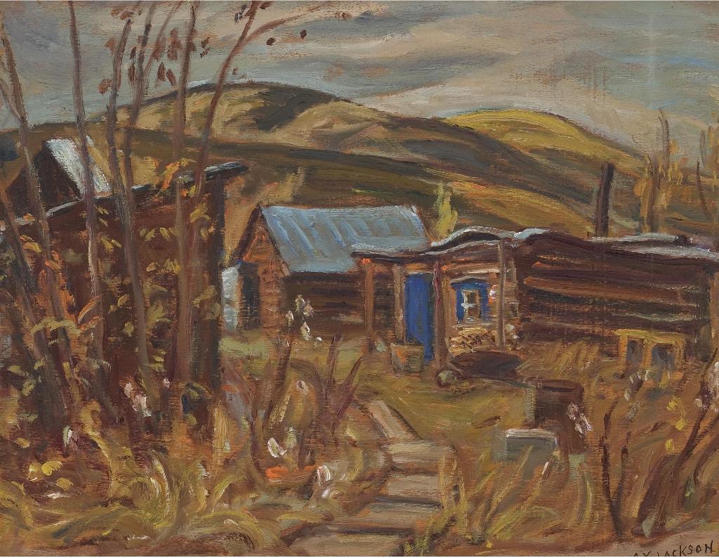 Alexander Young (A. Y.) Jackson (1882-1974) - Pioneer Cabin, Dawson City, Yukon (Héberts House, Dawson)
