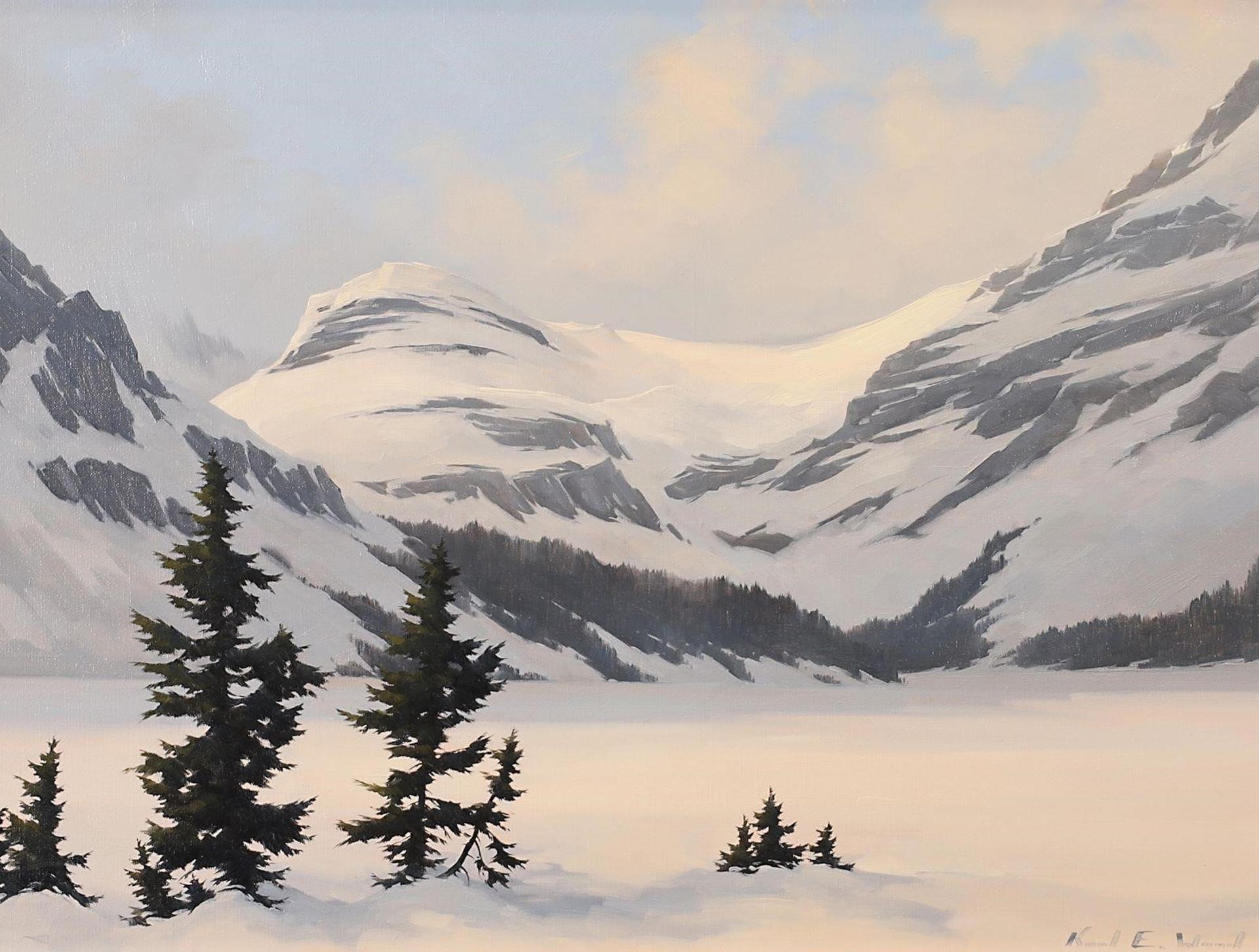 Karl E. Wood (1944-1990) - Bow Glacier (Banff Natl Park)
