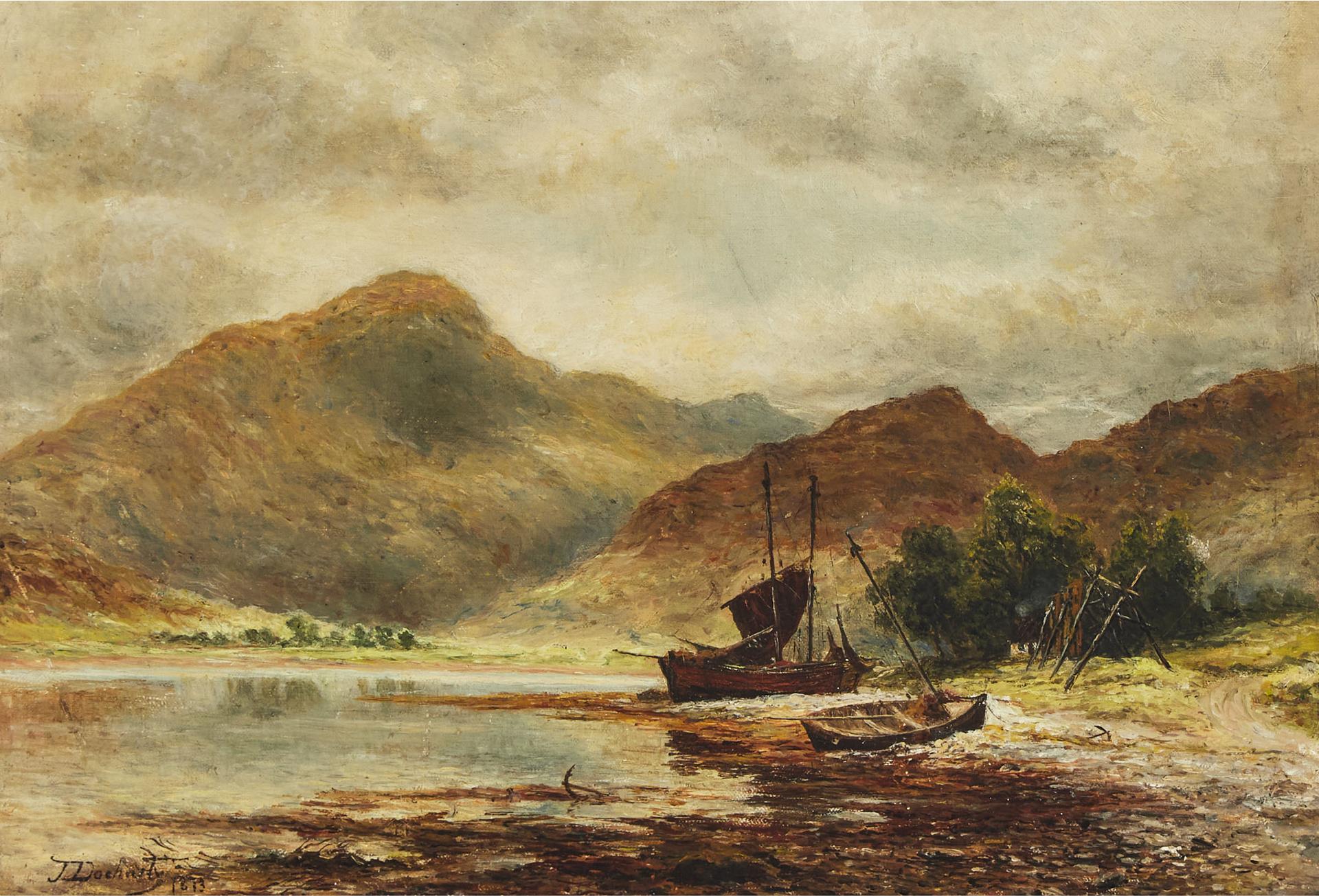 James L.C. Docharty - Fishing Boats, 1873