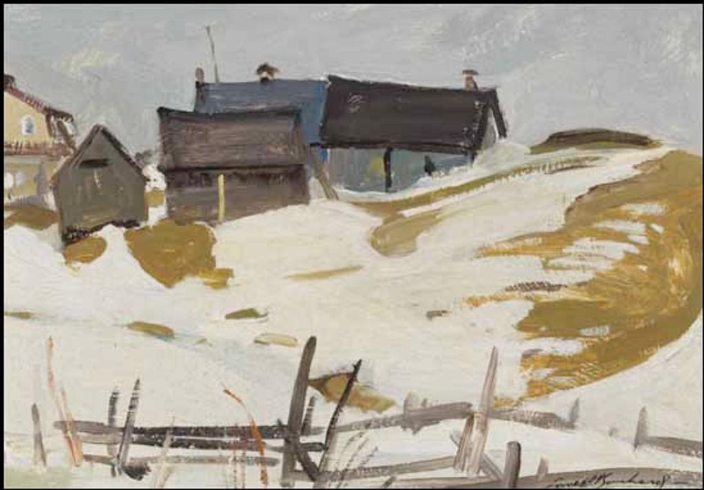 Lorne Holland George Bouchard (1913-1978) - Farm in Winter, Baie-Saint-Paul