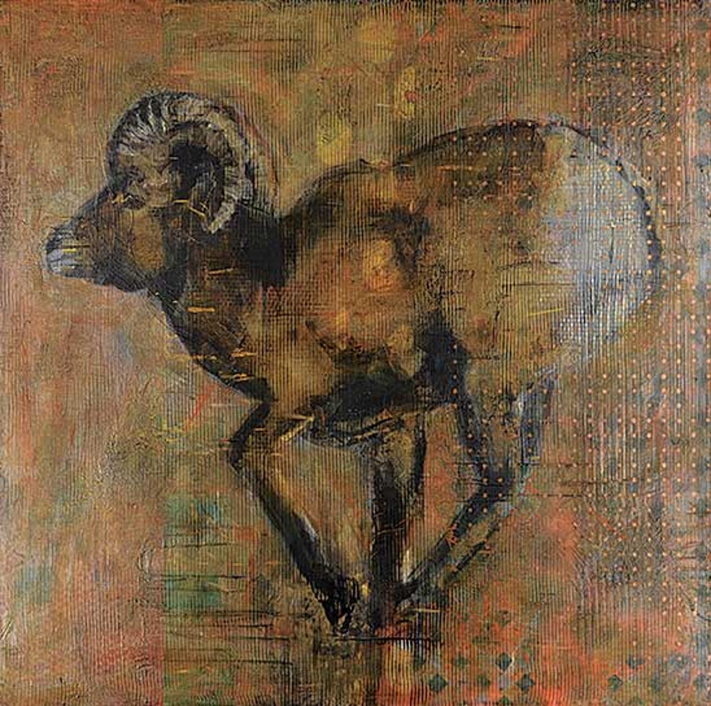 Les Thomas (1962) - Animal Painting #135 [Mt. Sheep]