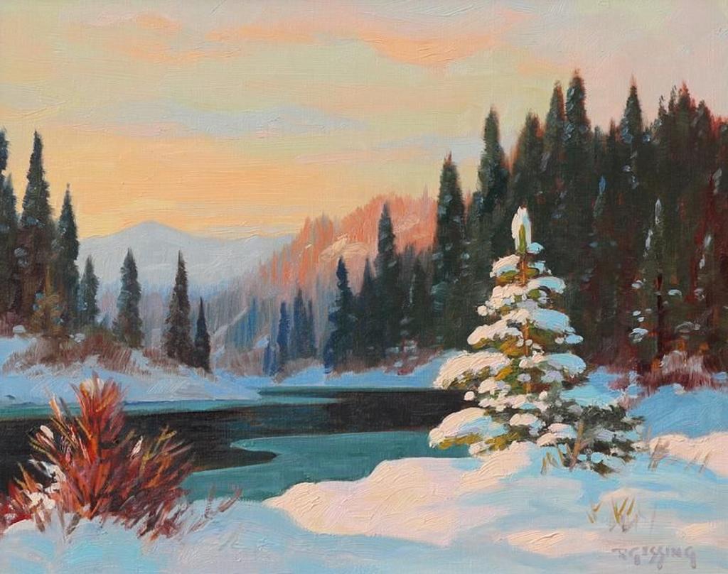 Roland Gissing (1895-1967) - Winter Sunset