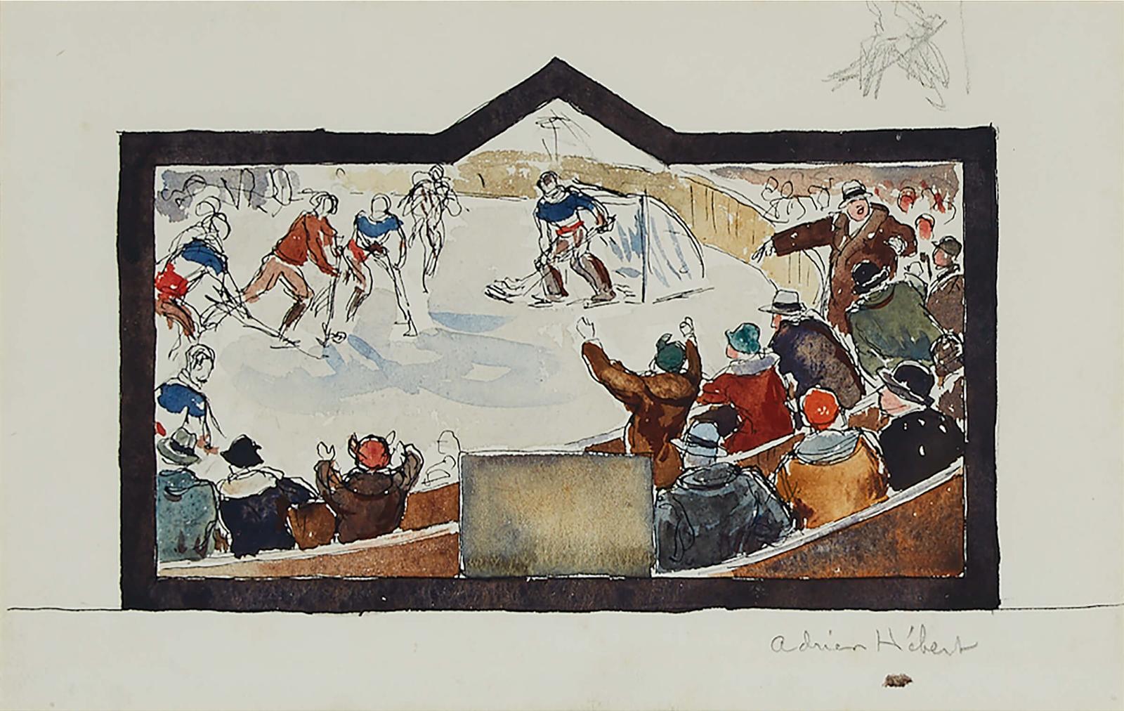 Adrien Hébert (1890-1967) - Hockey Game