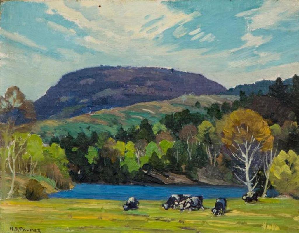 Herbert Sidney Palmer (1881-1970) - Cattle by the River