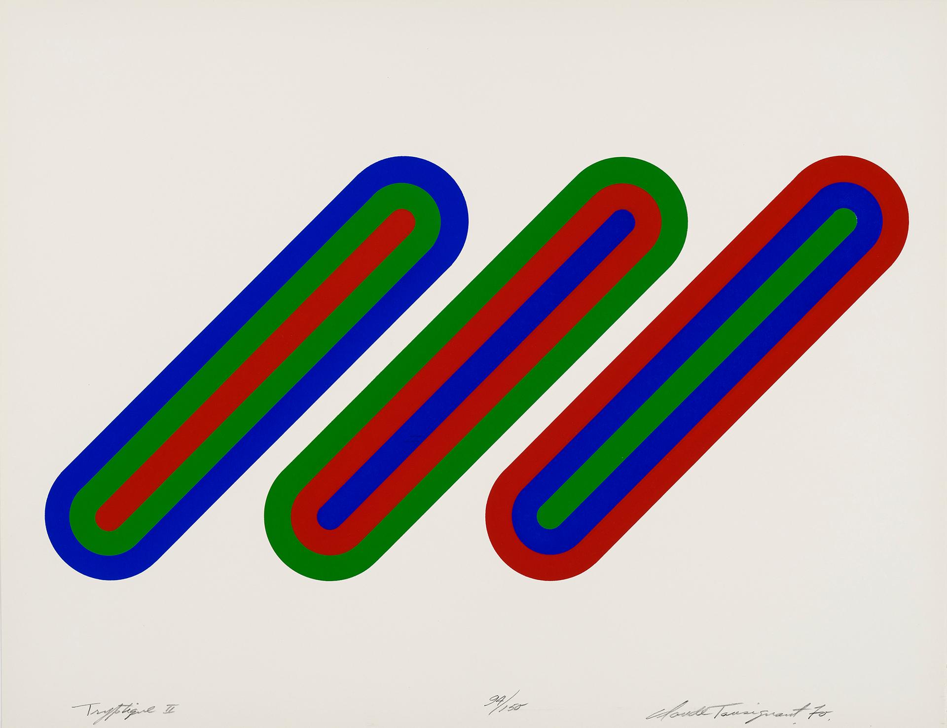 Claude Tousignant (1932) - Triptyque II, 1970