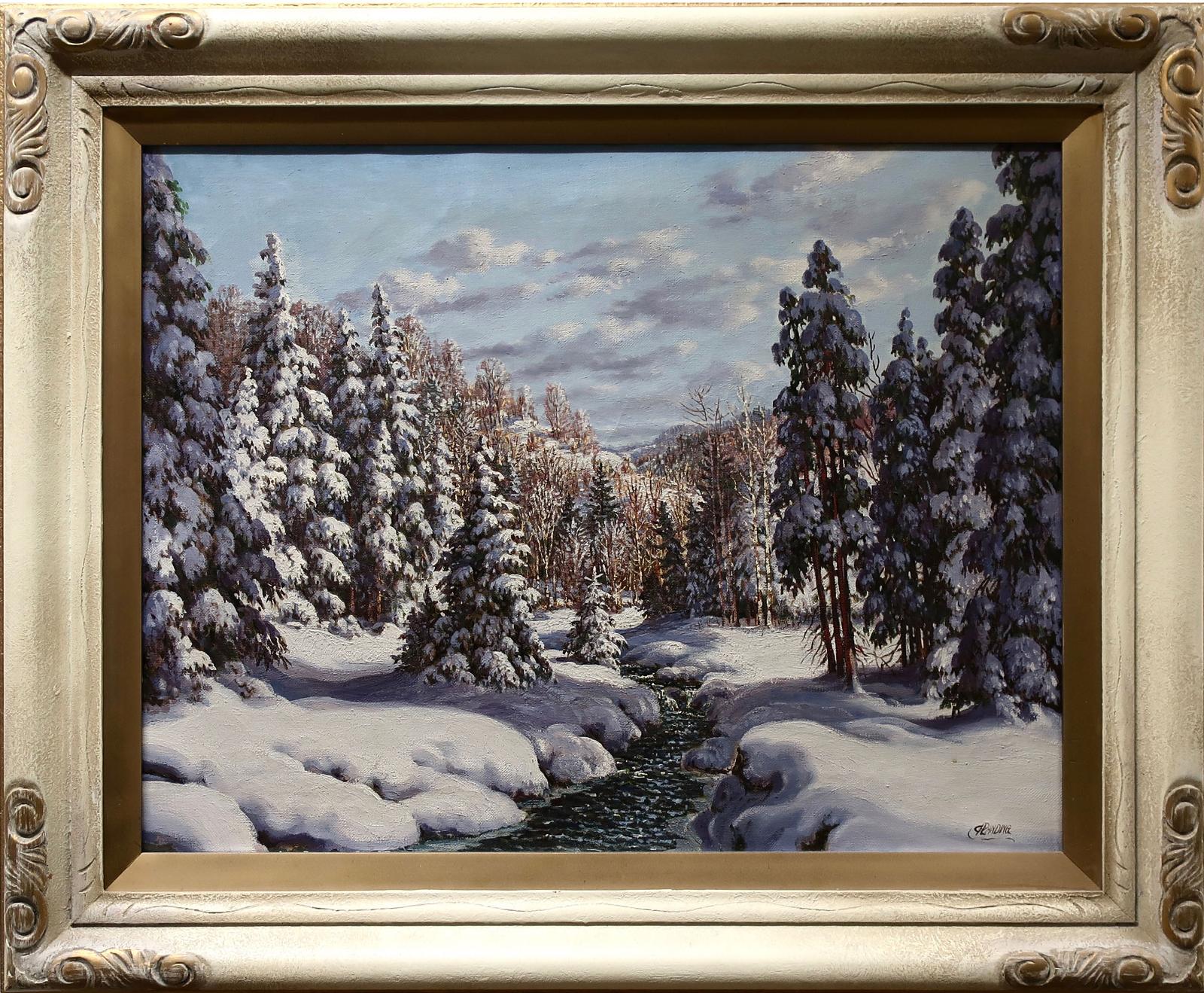 Otto Planding (1887-1964) - Untitled (Snow Laden Trees)
