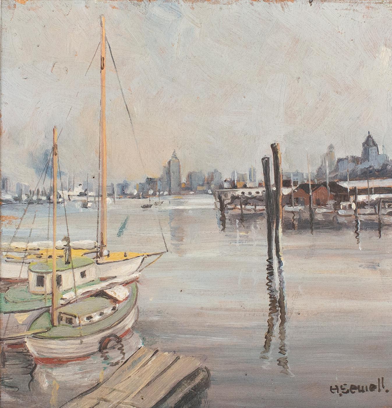 Helen Sanderson Sewell (1905-2001) - Coal Harbour, Vancouver, 1940