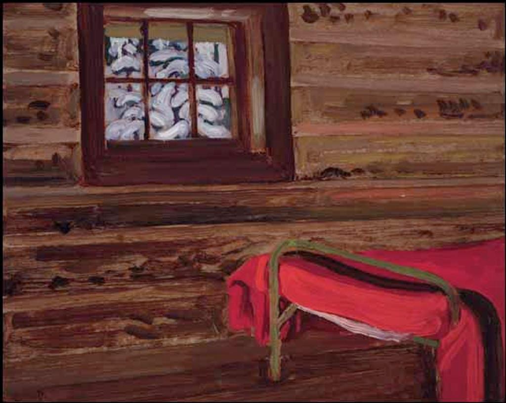 James Edward Hervey (J.E.H.) MacDonald (1873-1932) - Cabin Window, O'Hara Camp