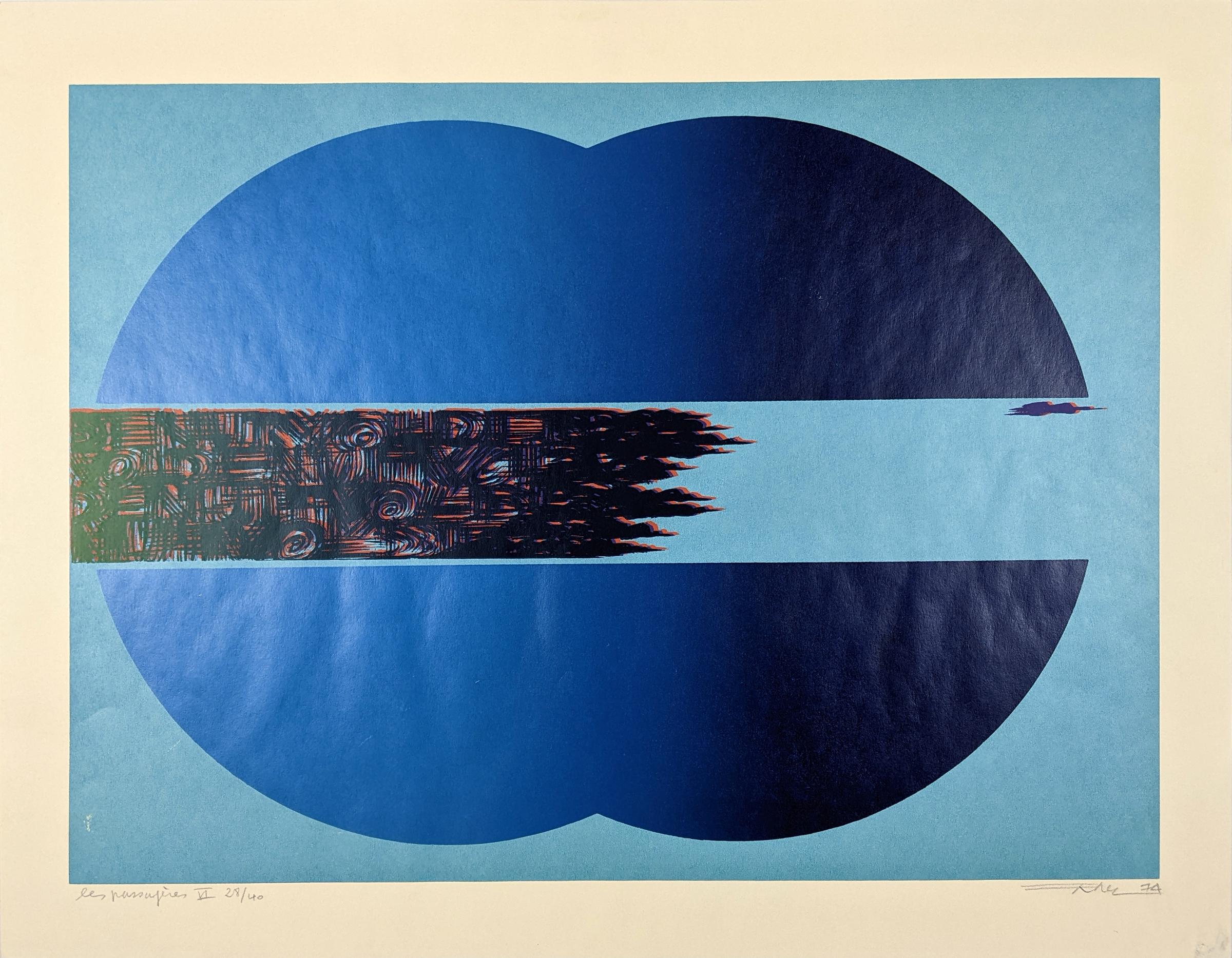 Tin Yum Lau - Les passagères VI, 1974