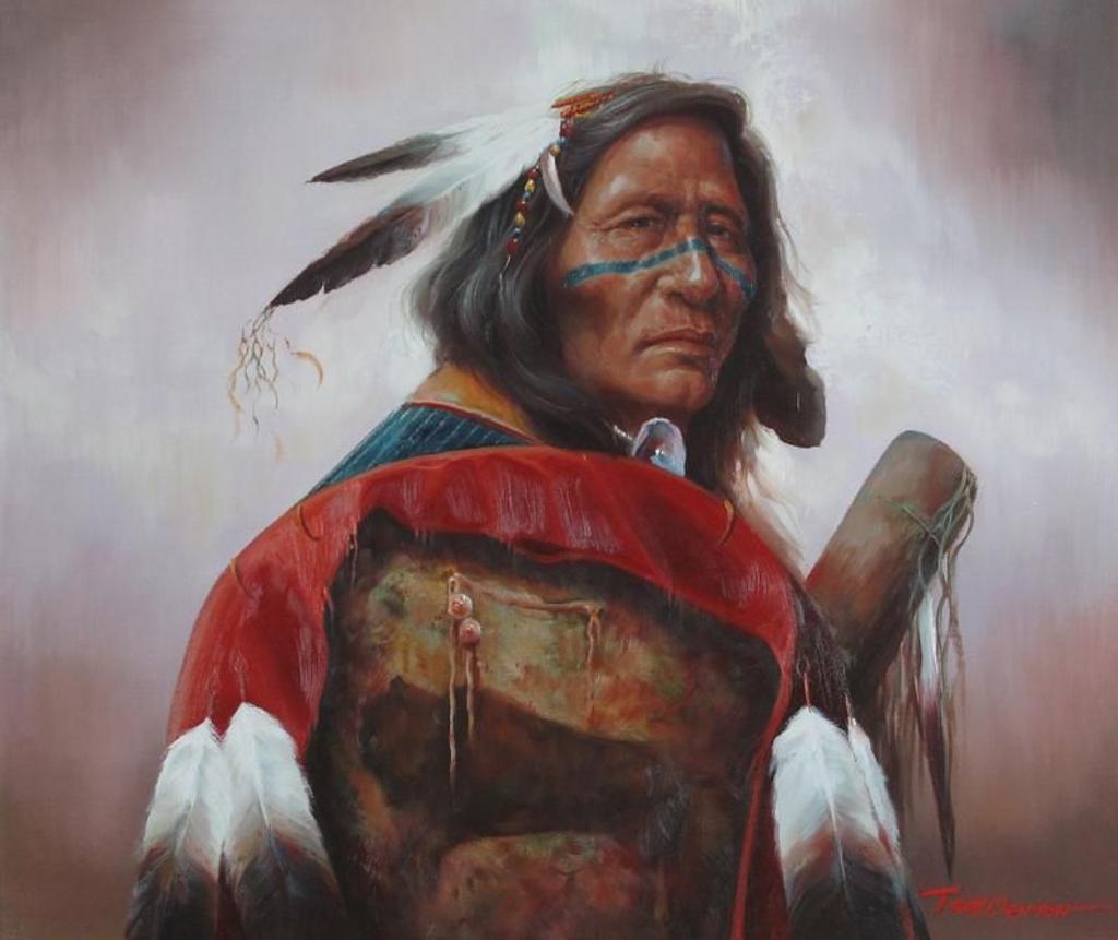 Troy Denton (1949) - Native American Portrait