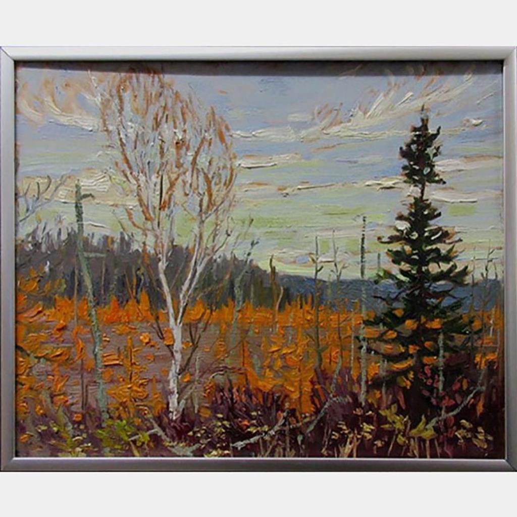 Eric Mcconnachie - Untitled (Fall Tamaracks, Algonquin, Ont.) & (Evening Approaching)