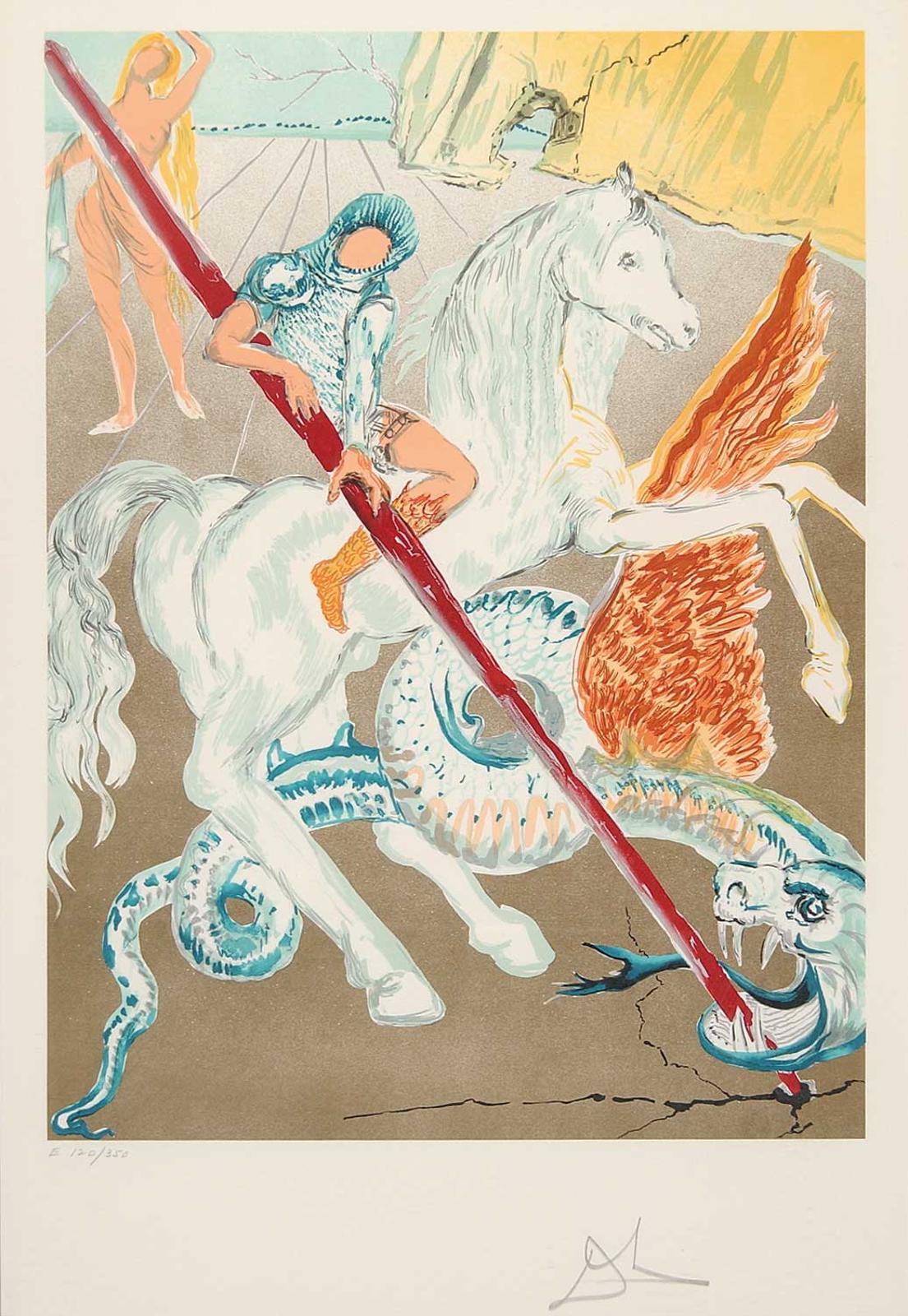 Salvador Dalí (1904-1989) - The Lance of Chivalry  #E120/350