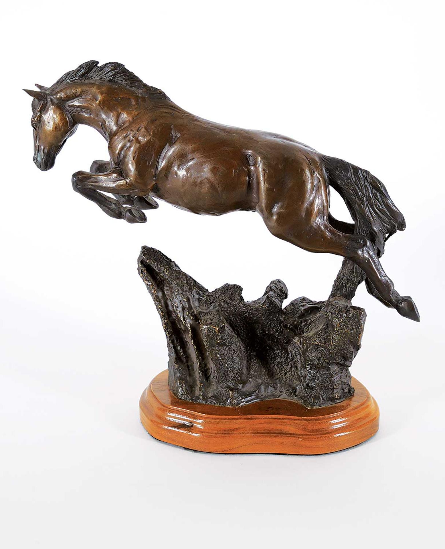 Lorenzo E. Ghiglieri (1931) - Untitled - Horse Jump  #1/15