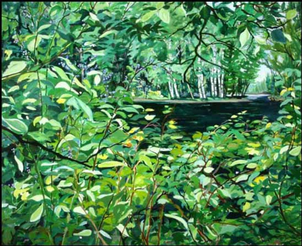 S. Hagino - Foliage at Creek Scene (00550/2013-T692)