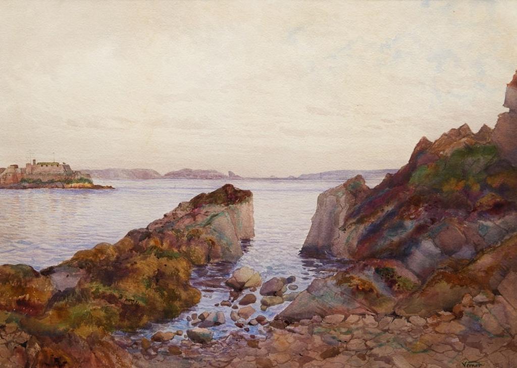 Frederick Arthur Verner (1836-1928) - Castle Cornet, Guernsey Island