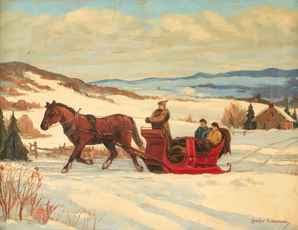 Lucien Frederick de Dual (1927-2010) - Red Sleigh