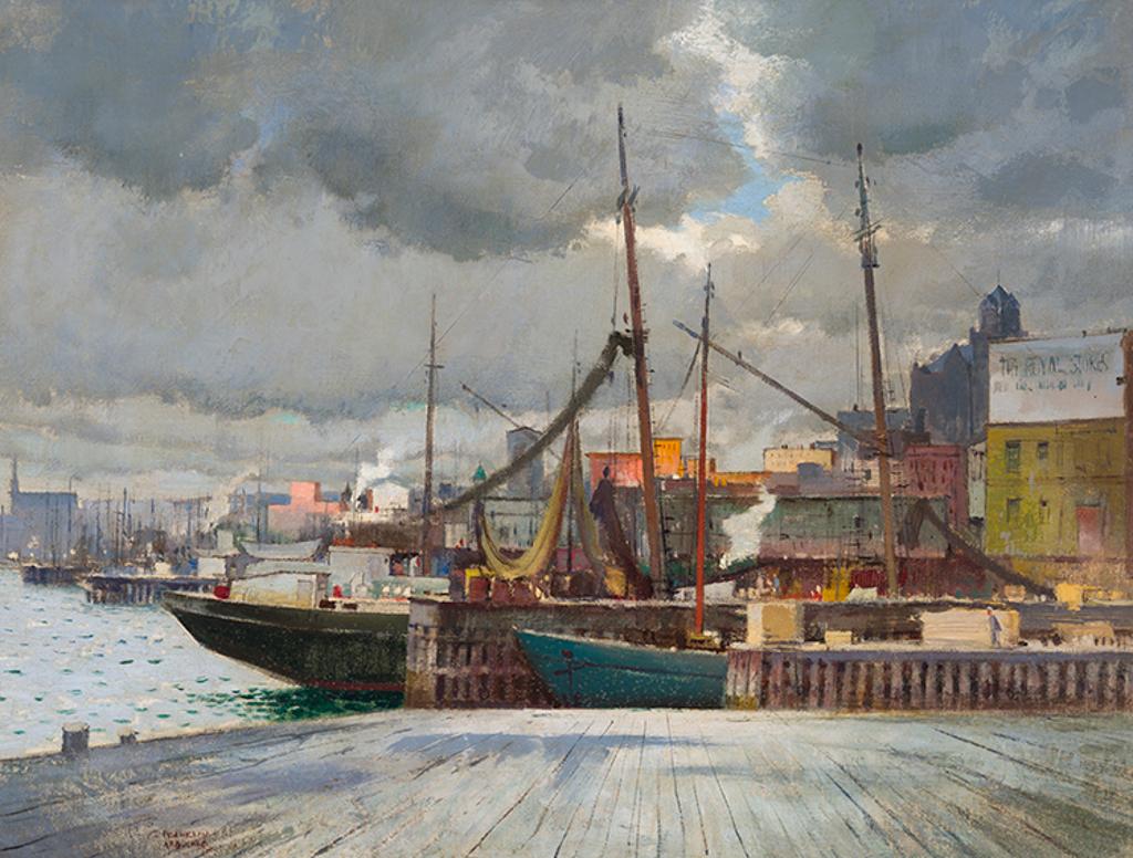 George Franklin Arbuckle (1909-2001) - The Harbour, St John's, Newfoundland