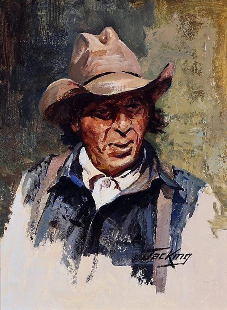 Jack [Jac] Elmo King (1920-1998) - Portrait Of A Cowboy