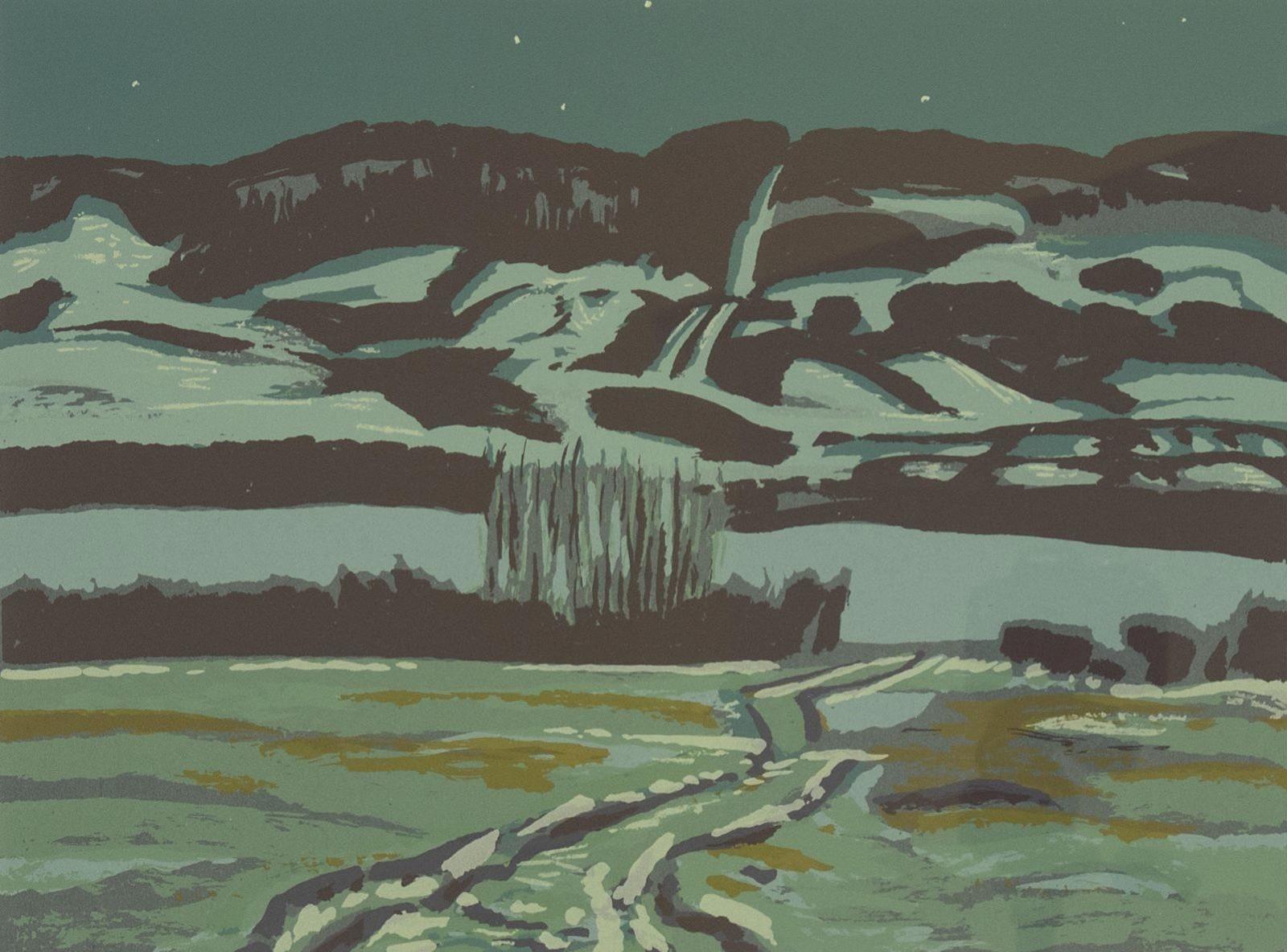 Illingworth Holey (Buck) Kerr (1905-1989) - Turner Valley Nocturne