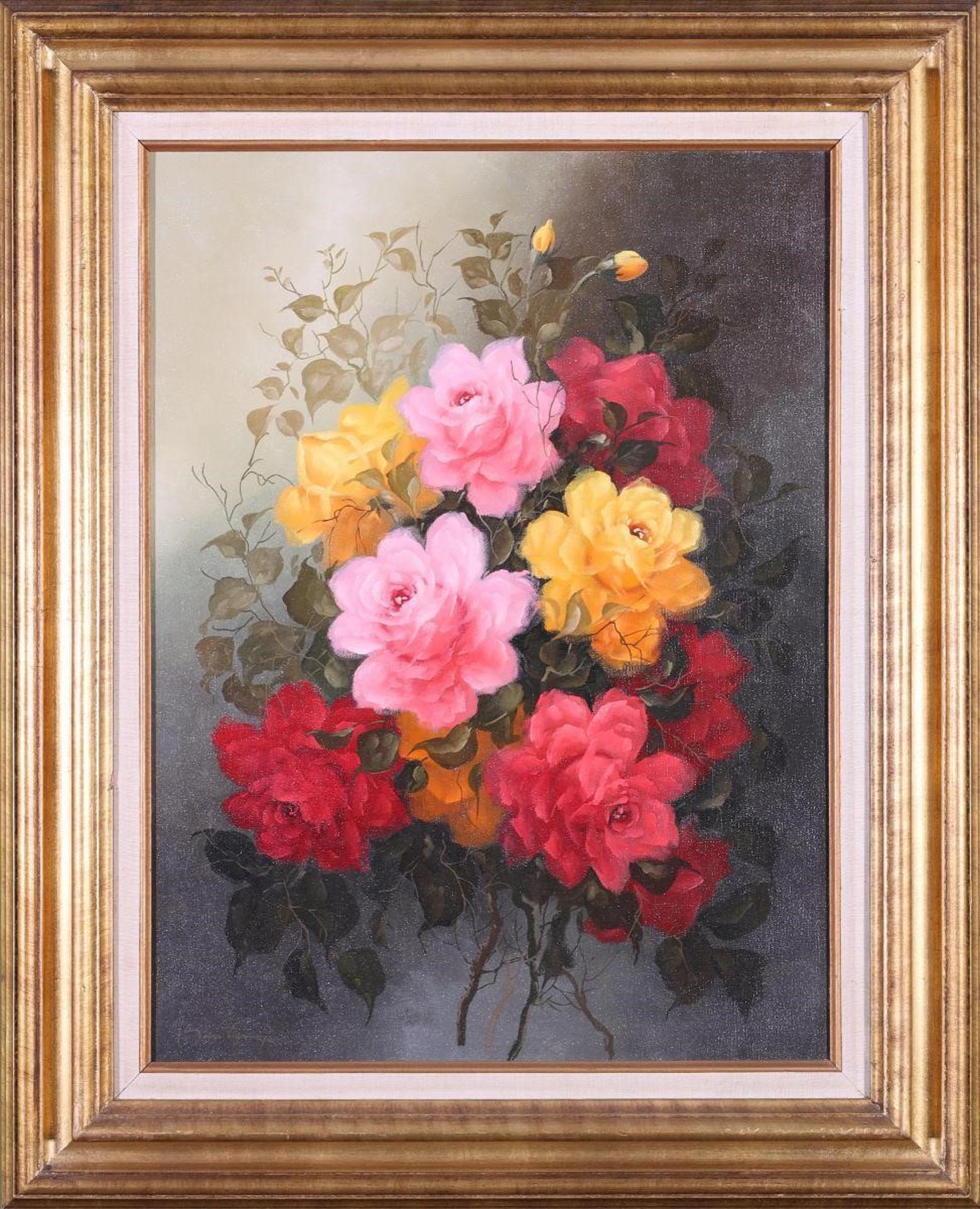 Victor Santos (1934-2003) - Untitled, Roses