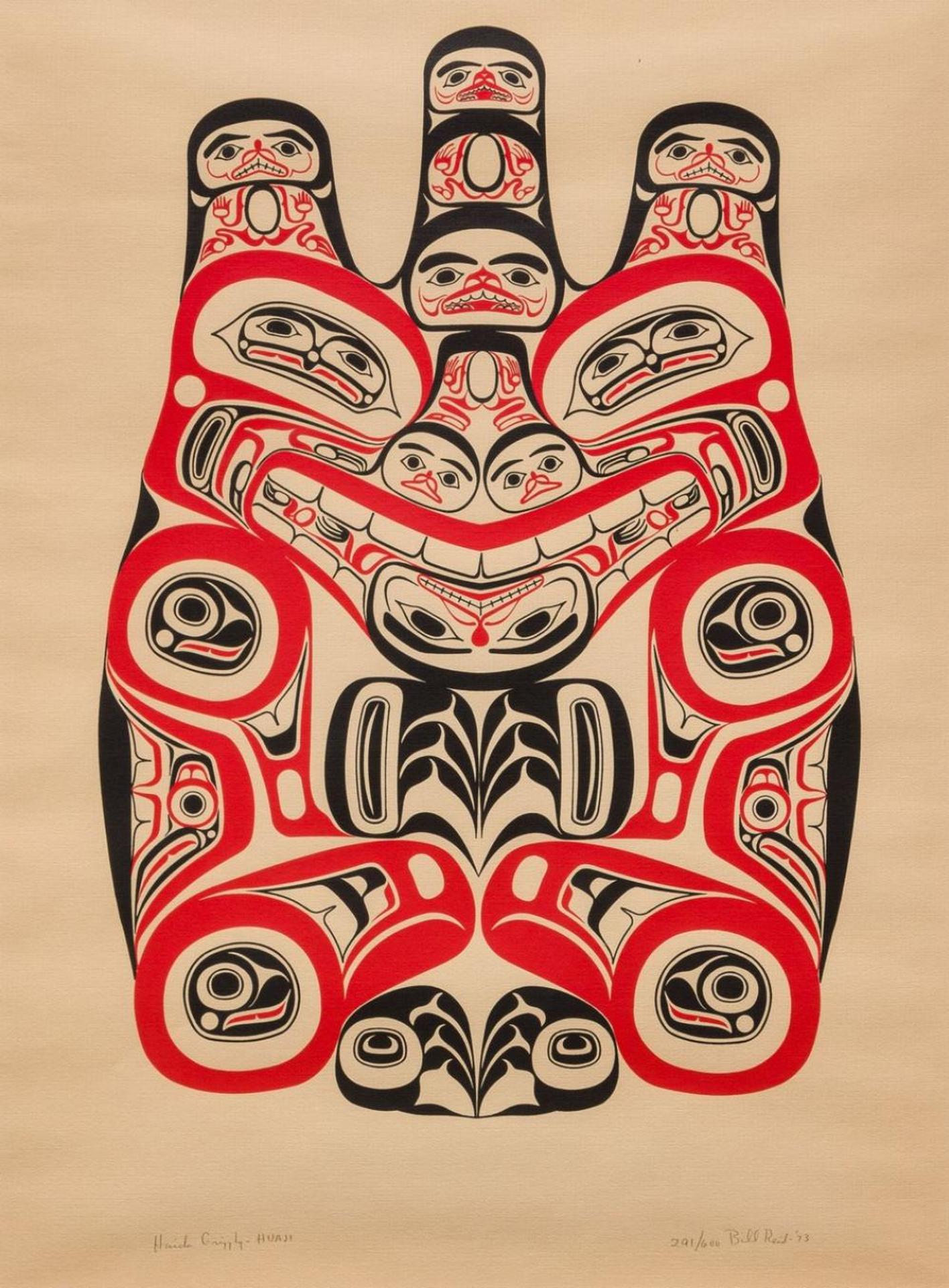 Bill (William) Ronald Reid (1920-1998) - Haida Grizzly-Huaji