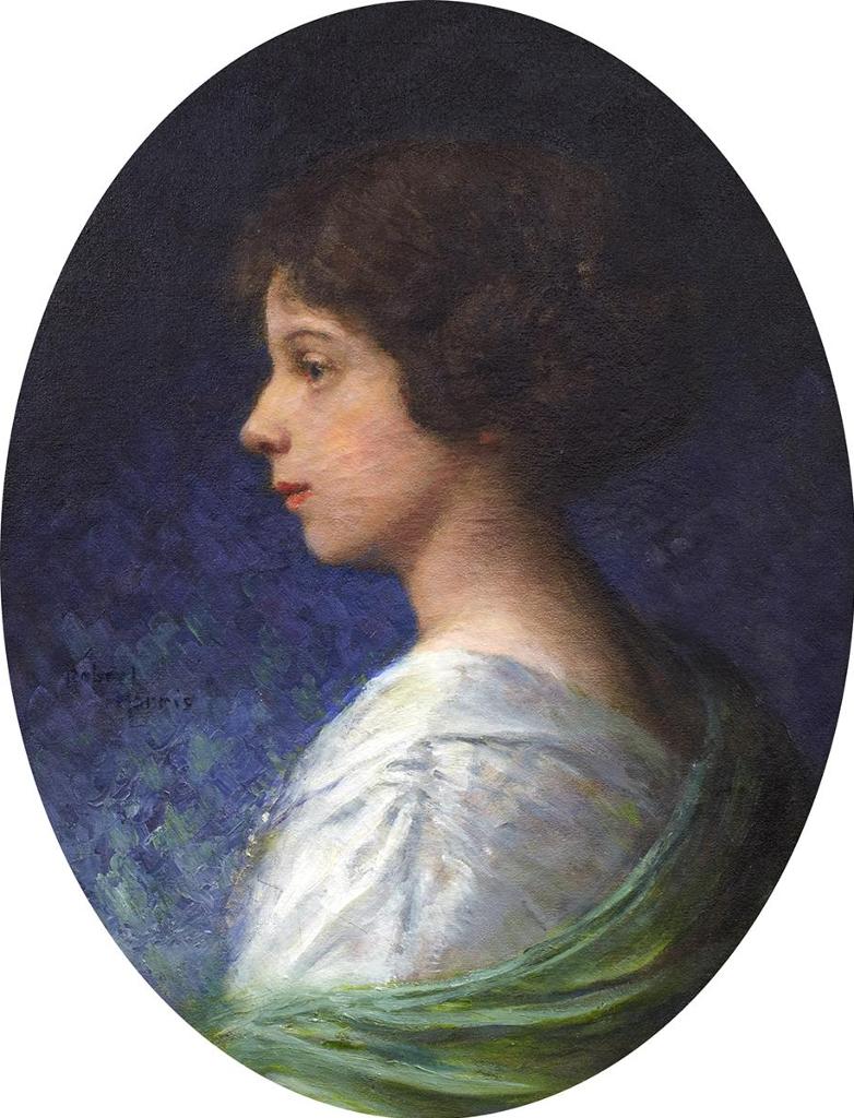 Robert Harris (1849-1919) - Portrait Of Miss Kathleen Pyke, Montreal