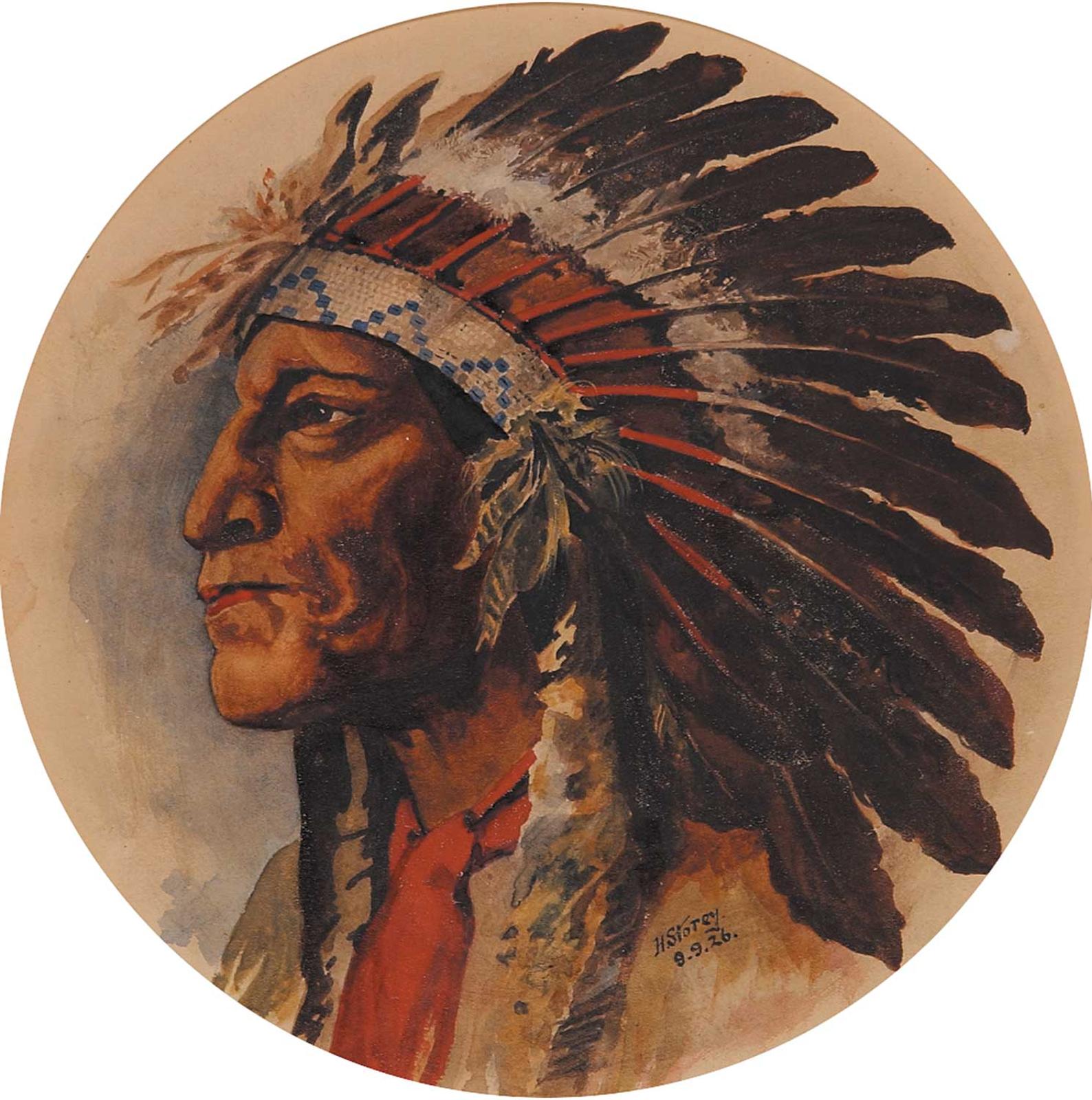 Helen Wood Storey - Untitled - The Indian Chief