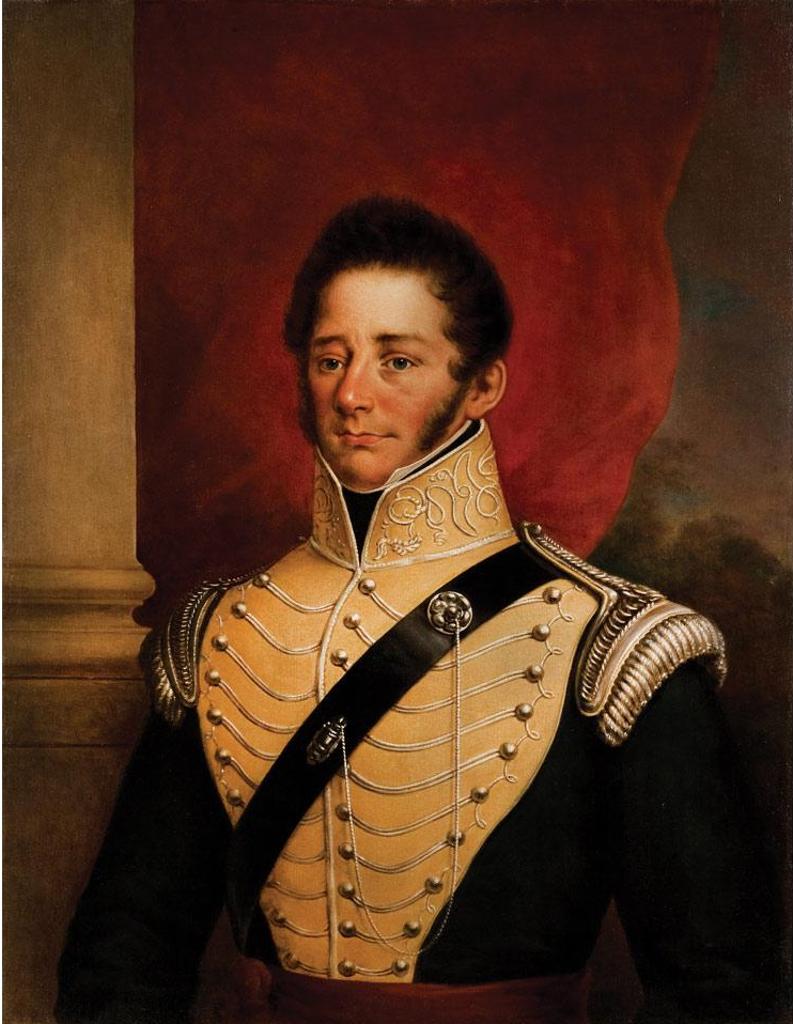 George Theodore Berthon (1806-1892) - Portrait Of Lieutenant-Colonel George Taylor Denison I