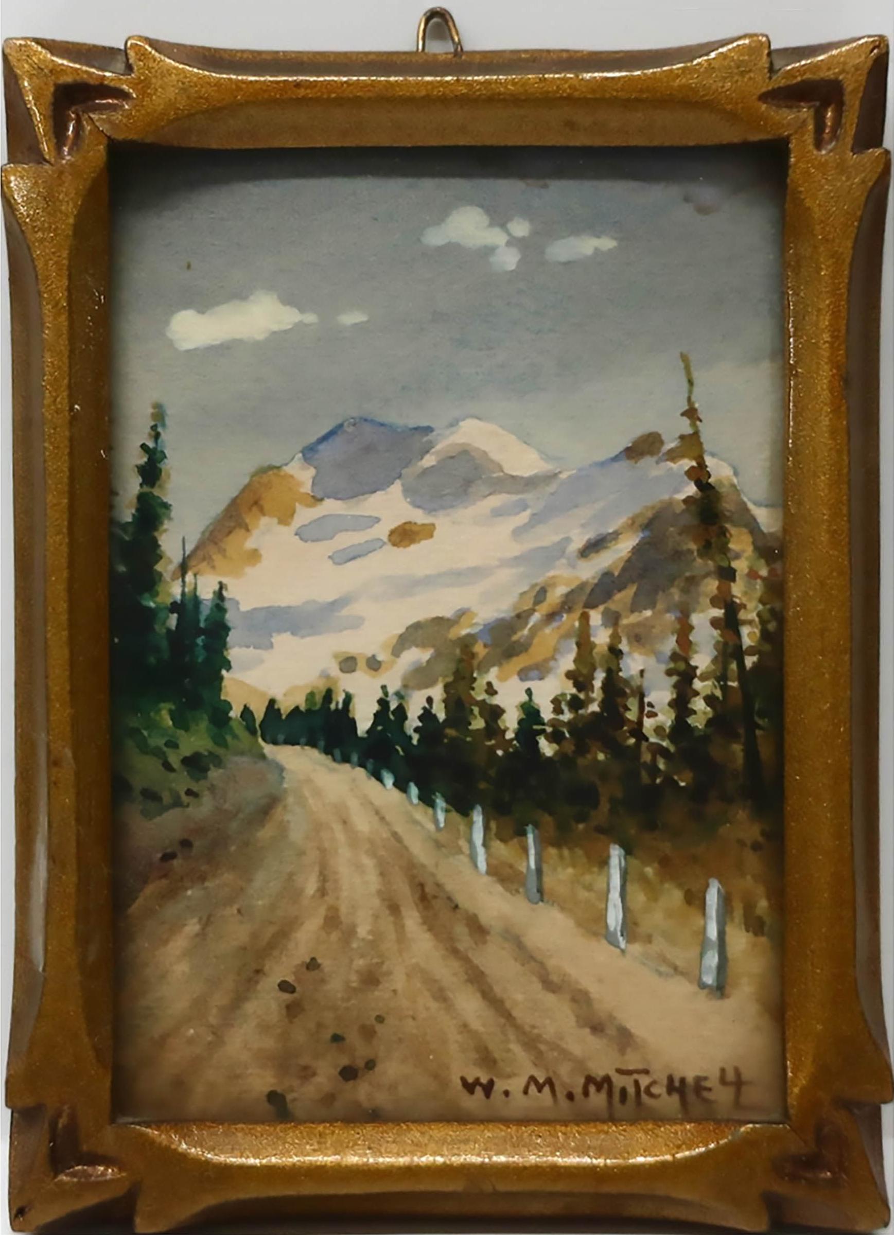 Willard Morse Mitchell (1879-1955) - The Road To Mount Edith Cavell - Canada