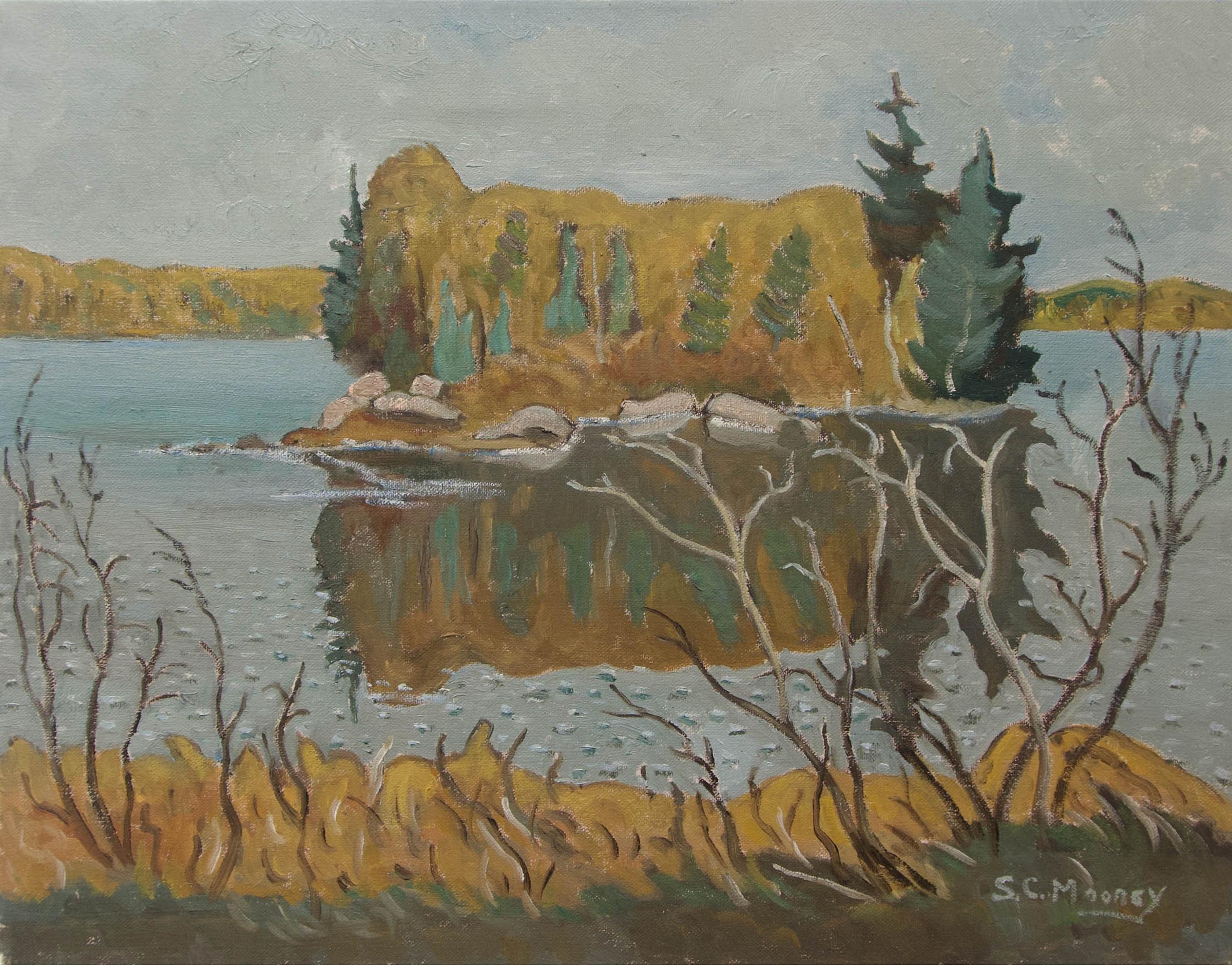 Sidney Charles Mooney (1927-1992) - Grey Day - Autumn