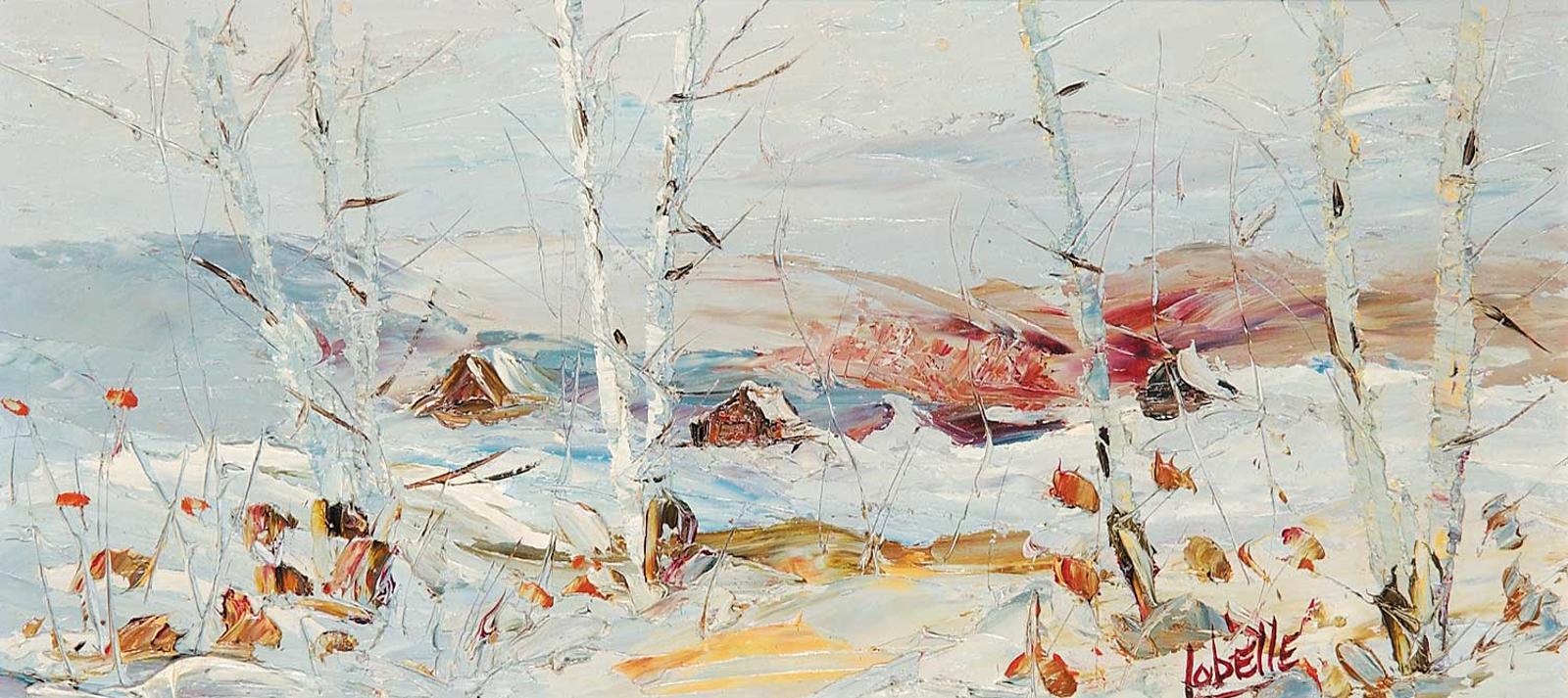 Fernand Labelle (1934-2012) - Untitled - Trees in Wintertime